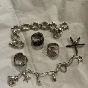 Lot of sterling silver jewelry